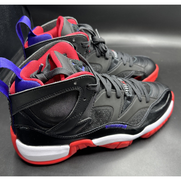 Nike Jumpman Two Trey Men's Size 8.5 Black/True Blue Sneakers – New in Box - Picture 6 of 11